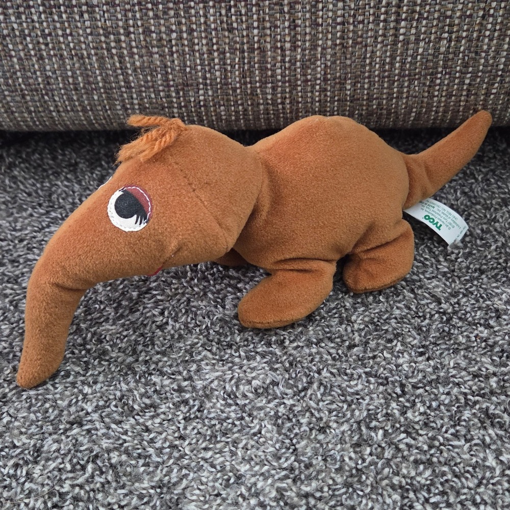 Vintage 1997 Tyco Sesame Street Snuffleupagus Plush Bean Bag Toy 33638 JimHenson